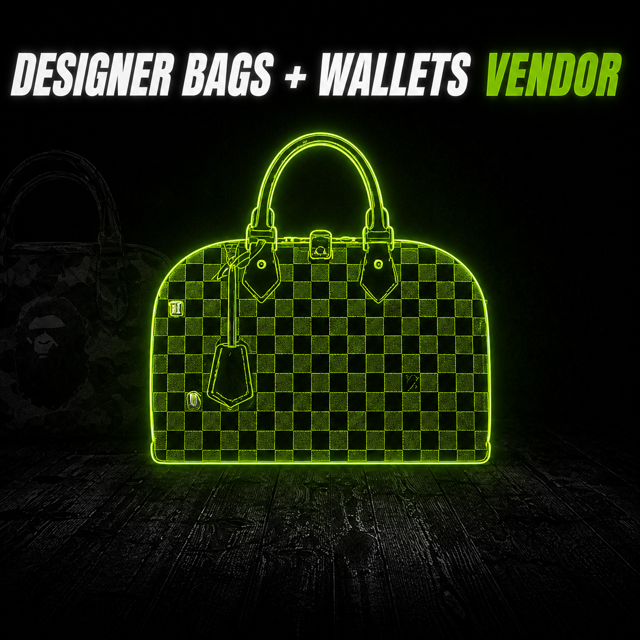 DESIGNER BAGS + WALLETS VENDOR